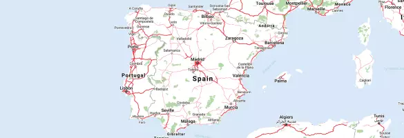Find your dealer in Spain on the map