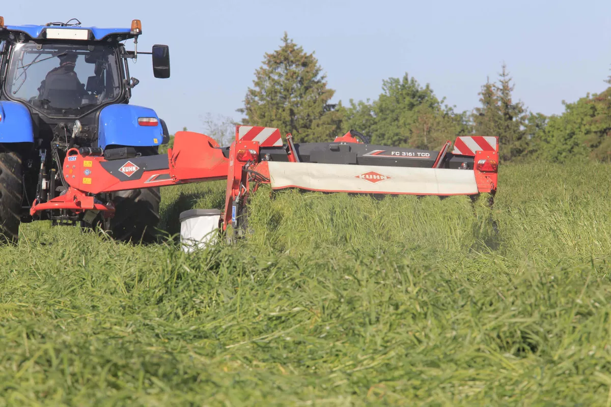 Granja de la TDF Slasher mezclador rotativo Tractor agrícola en